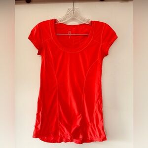 Zella Bold Blood Orange Activewear XS Top